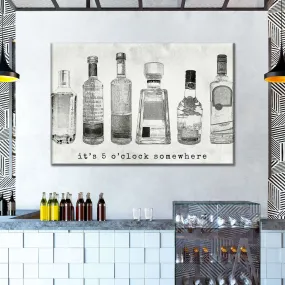 5 O'Clock Somewhere Wall Art