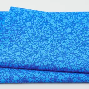 Adalee - Monotone Floral Cobalt 2 Yard Cut