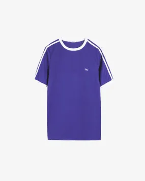 Addyson Short Sleeve Athleisure Tee - Purple