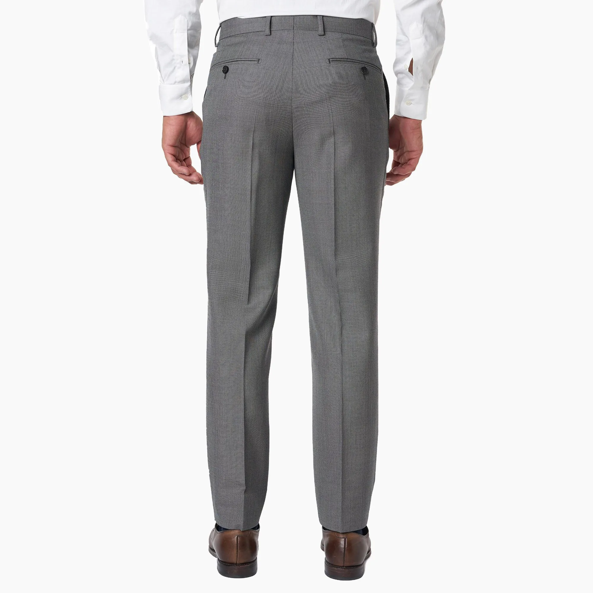 Essex Dress Pants - Grey Birdseye