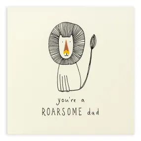 Father's Day Roarsome - Pencil Shavings Card