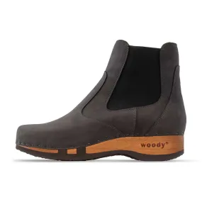 Jutta Damen Clog Stiefelette woody®